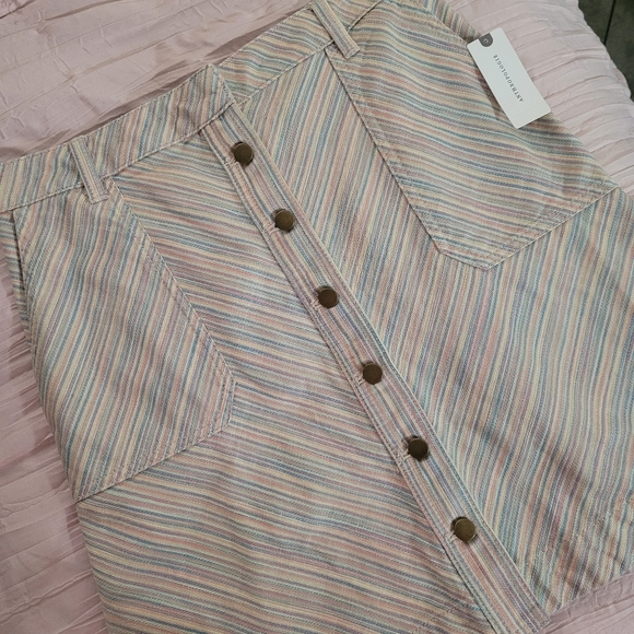 Muted Rainbow Anthropologie Skirt - Picture 5 of 7